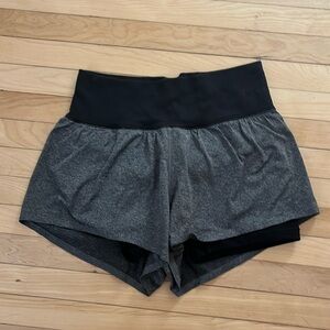 Lululemon Grey Running Shorts